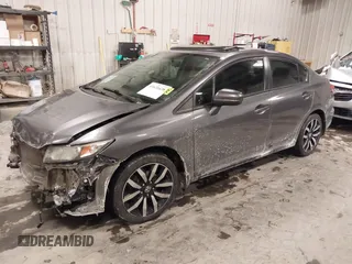 2015 Honda Civic EX-L with VIN 2HGFB2F96FH515130, listed as a IAAI auction lot 41624438 with 180,891 mi miles and . Bid and sale history available at DreamBid. Image 17.