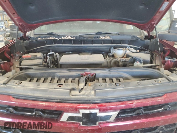 2022 Chevrolet Silverado 1500 RST with VIN 1GCUDEED7NZ535800, listed as a Copart auction lot 87362894 with 31,365 mi miles and Salvage Title. Bid and sale history available at DreamBid. Image 11.
