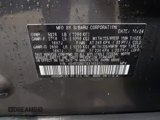 2025 Subaru Outback Limited XT с VIN 4S4BTGND7S3165903, выставлен на аукционе IAAI как лот 41987512 с пробегом 8 943 миль миль и . История ставок и продаж доступна на DreamBid. Изображение 9.