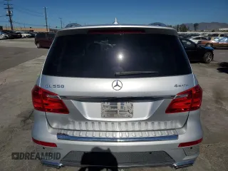 2013 Mercedes-Benz GL-Class GL 550 with VIN 4JGDF7DE2DA101552, listed as a Copart auction lot 46656895 with 195,058 mi miles and Salvage Title. Bid and sale history available at carsss.com. Image 6.
