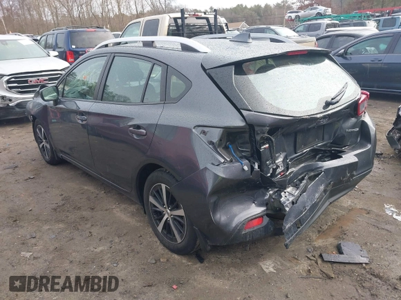 2023 Subaru Impreza Premium with VIN 4S3GTAD67P3722018, listed as a IAAI auction lot 41099791 with 16,126 mi miles and . Bid and sale history available at DreamBid. Image 3.