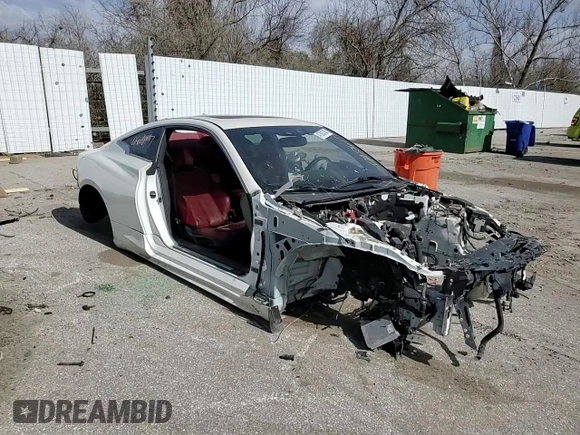 2017 Infiniti Q60 Red Sport 400 with VIN JN1FV7EL2HM700875, listed as a Copart auction lot 47393185 with Not provided miles and Salvage title. Bid and sale history available at DreamBid. Image 10.