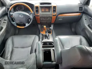 2005 Lexus GX with VIN JTJBT20X850068687, listed as a Copart auction lot 51453805 with 182,838 mi miles and Salvage Title. Bid and sale history available at carsss.com. Image 8.