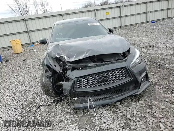 2020 Infiniti Q50 3.0t SPORT with VIN JN1EV7AP7LM205102, listed as a Copart auction lot 43652135 with 68,075 mi miles and Salvage Title. Bid and sale history available at carsss.com. Image 11.