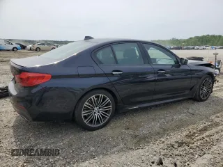 2018 BMW 5 Series 540i with VIN WBAJE5C53JWA94657, listed as a Copart auction lot 51058014 with 63,460 mi miles and Salvage Title. Bid and sale history available at carsss.com. Image 3.