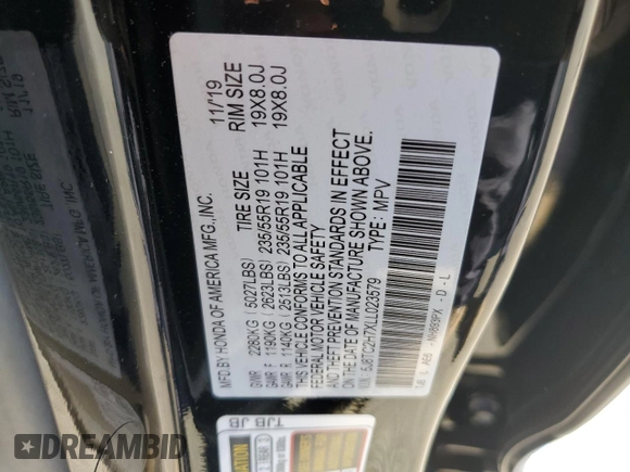 2020 Acura RDX Advance z VIN 5J8TC2H7XLL023579, wystawiony jako Copart lot #46912545 z przebiegiem 34 665 mil mil oraz Szkoda całkowita • Salvage title. Historia ofert i sprzedaży dostępna na DreamBid. Obrazek 13.