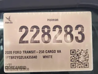 2020 Ford Transit Cargo с VIN 1FTBR2YG2LKA35840, выставлен на аукционе IAAI как лот 42575778 с пробегом 190 131 миль миль и . История ставок и продаж доступна на DreamBid. Изображение 16.