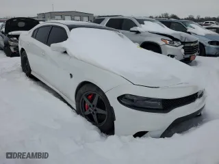 2017 Dodge Charger SRT Hellcat with VIN 2C3CDXL93HH522816, listed as a Copart auction lot 87491014 with 14,779 mi miles and Salvage Title. Bid and sale history available at carsss.com. Image 4.
