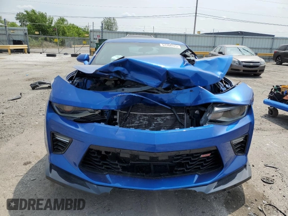 2017 Chevrolet Camaro 2SS with VIN 1G1FH1R76H0122035, listed as a Copart auction lot 57768925 with 56,463 mi miles and Salvage title. Bid and sale history available at DreamBid. Image 5.