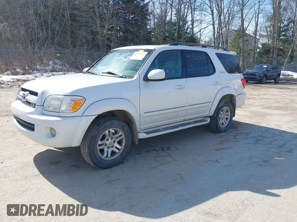 2005 Toyota Sequoia Limited with VIN 5TDBT48AX5S249866, listed as a IAAI auction lot 41760304 with 259,139 mi miles and . Bid and sale history available at DreamBid. Image 2.