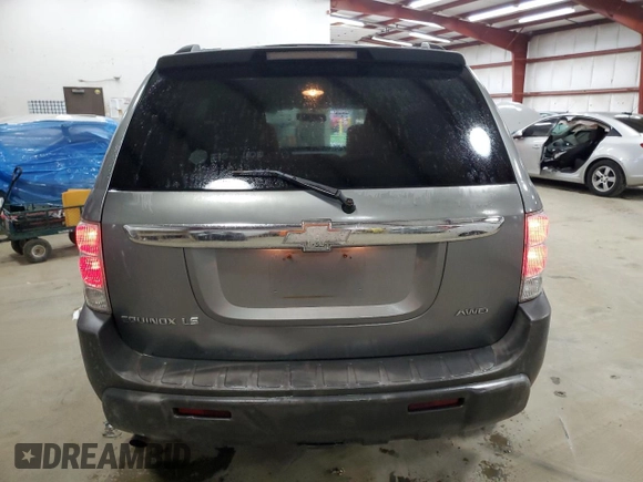 2005 Chevrolet Equinox LS z VIN 2CNDL23F156030624, wystawiony jako Copart lot #56640115 z przebiegiem 198 222 mil mil oraz Szkoda całkowita • Salvage title. Historia ofert i sprzedaży dostępna na DreamBid. Obrazek 6.