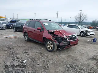 2017 Subaru Forester Premium with VIN JF2SJAEC4HG462614, listed as a IAAI auction lot 41647029 with 162,492 mi miles. Bid and sale history available at carsss.com. Image 1.