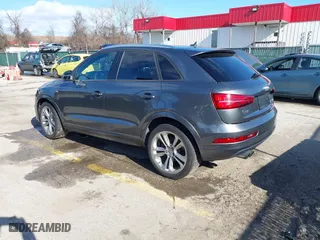 2018 Audi Q3 Premium with VIN WA1ECCFS0JR028296, listed as a IAAI auction lot 41547417 with 75,798 mi miles. Bid and sale history available at carsss.com. Image 3.