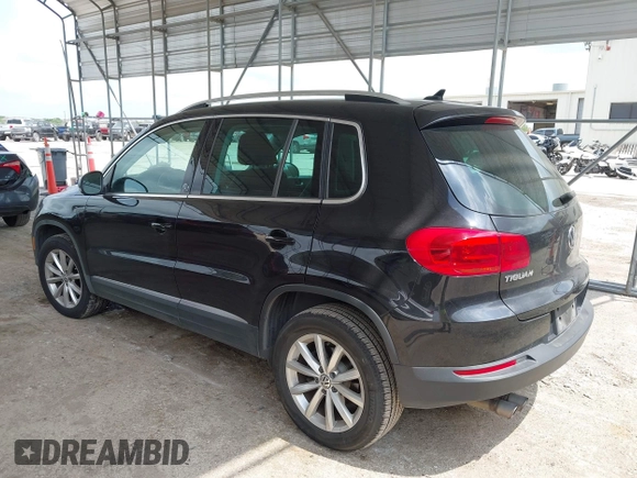 2017 Volkswagen Tiguan Wolfsburg Edition with VIN WVGRV7AX5HW501063, listed as a IAAI auction lot 42099362 with 76,597 mi miles and . Bid and sale history available at DreamBid. Image 3.