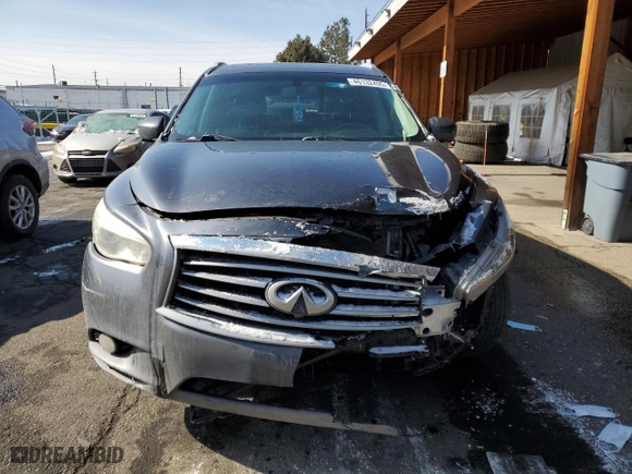 2013 Infiniti JX35 with VIN 5N1AL0MM9DC311032, listed as a Copart auction lot 46132495 with NaN miles and Salvage Title. Bid and sale history available at carsss.com. Image 5.