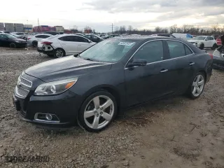 2013 Chevrolet Malibu LTZ with VIN 1G11J5SX5DF201090, listed as a Copart auction lot 50897545 with 79,476 mi miles and Salvage Title. Bid and sale history available at carsss.com. Image 1.