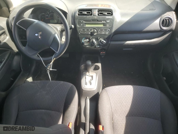 2017 Mitsubishi Mirage ES with VIN ML32A3HJ4HH020692, listed as a Copart auction lot 47865045 with 69,246 mi miles and Salvage Title. Bid and sale history available at carsss.com. Image 8.