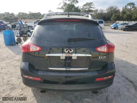 2013 Infiniti EX37 with VIN JN1BJ0HR6DM481947, listed as a Copart auction lot 43154585 with NaN miles and Salvage Title. Bid and sale history available at carsss.com. Image 6.