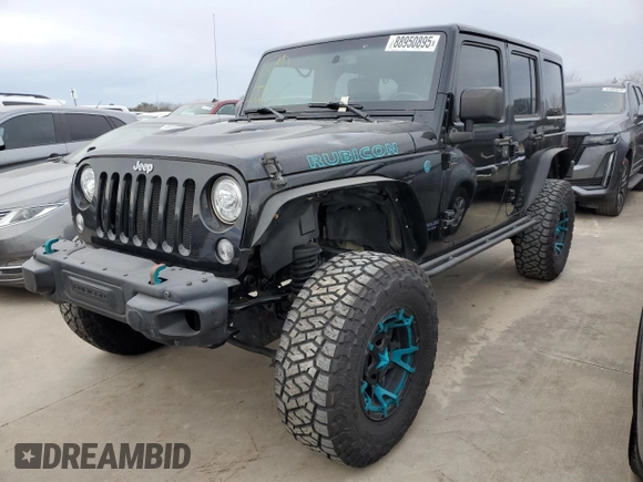 2017 Jeep Wrangler Unlimited Rubicon Recon with VIN 1C4HJWFG0HL558416, listed as a Copart auction lot 88950895 with 115,425 mi miles and Clean title. Bid and sale history available at DreamBid. Image 1.