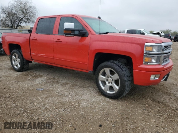 2015 Chevrolet Silverado 1500 LT with VIN 3GCUKREC6FG321015, listed as a Copart auction lot 46453635 with 153,648 mi miles and Clean Title. Bid and sale history available at DreamBid. Image 4.