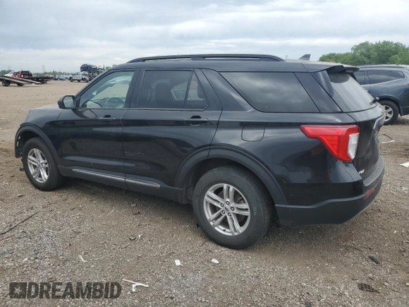 2023 Ford Explorer XLT with VIN 1FMSK8DH3PGA58229, listed as a Copart auction lot 58571525 with 64,536 mi miles and Salvage title. Bid and sale history available at DreamBid. Image 2.