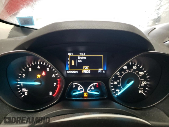 2017 Ford Escape SE with VIN 1FMCU9GD8HUE44757, listed as a Copart auction lot 47301735 with 122,429 mi miles and Clean Title. Bid and sale history available at DreamBid. Image 9.