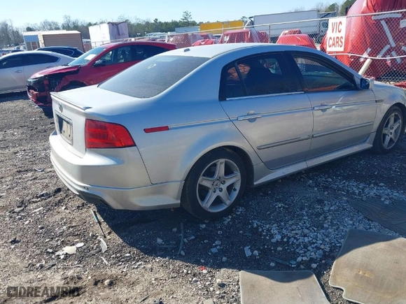 2005 Acura TL with VIN 19UUA66235A052185, listed as a IAAI auction lot 41496963 with 1 mi miles. Bid and sale history available at carsss.com. Image 4.