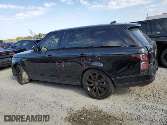 2021 Land Rover Range Rover z VIN SALGR2SU8MA419271, wystawiony jako Copart lot #47368034 z przebiegiem 48 339 mil mil oraz Szkoda całkowita • Salvage title. Historia ofert i sprzedaży dostępna na DreamBid. Obrazek 2.