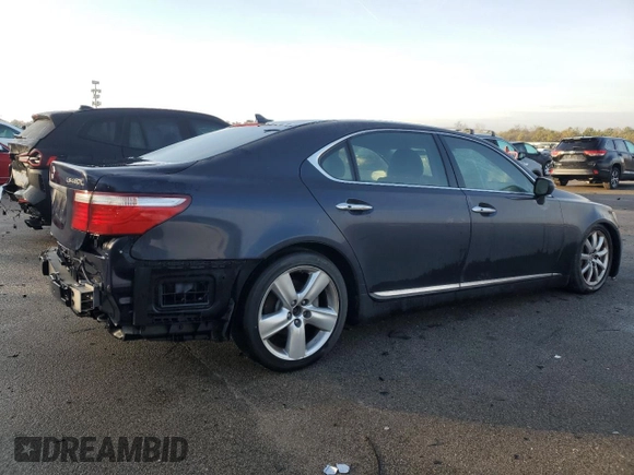 2008 Lexus LS 460 L with VIN JTHGL46F685025376, listed as a Copart auction lot 43646575 with 230,701 mi miles and Clean title. Bid and sale history available at DreamBid. Image 3.
