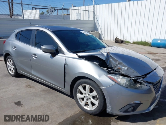2015 Mazda 3 i Touring with VIN 3MZBM1L75FM224525, listed as a IAAI auction lot 41692928 with 57,803 mi miles and . Bid and sale history available at carsss.com. Image 6.