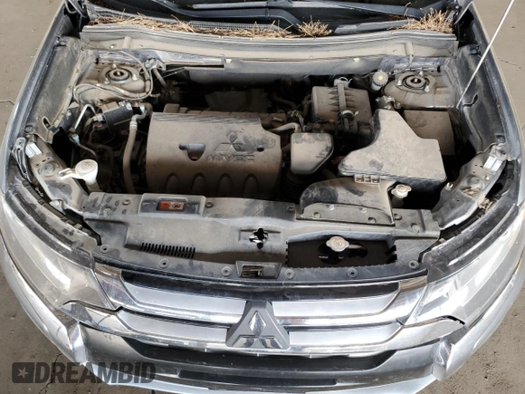 2017 Mitsubishi Outlander SE with VIN JA4AD3A35HZ062837, listed as a Copart auction lot 54755665 with 109,985 mi miles and Salvage title. Bid and sale history available at DreamBid. Image 11.