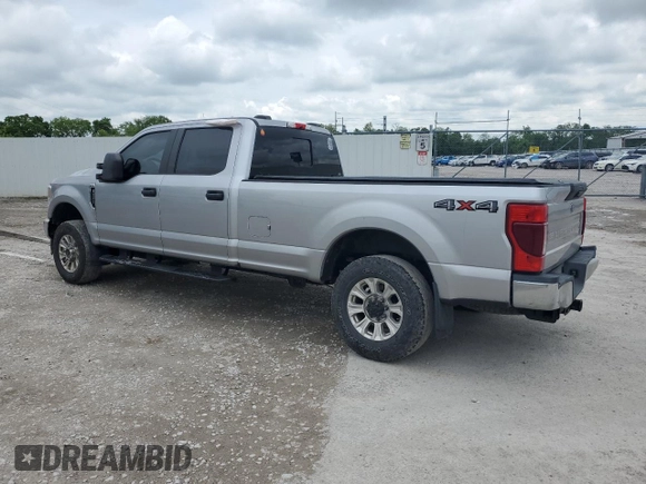 2021 Ford F-250 XL with VIN 1FT7W2BN4MEC34068, listed as a Copart auction lot 56730745 with 53,411 mi miles and Salvage title. Bid and sale history available at DreamBid. Image 2.