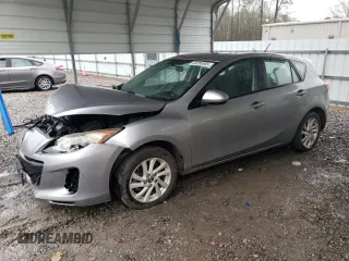 2013 Mazda 3 i Touring with VIN JM1BL1LP1D1831439, listed as a Copart auction lot 48286985 with 107,304 mi miles and Salvage Title. Bid and sale history available at carsss.com. Image 1.