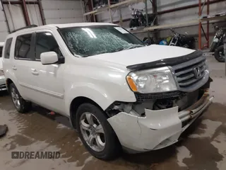 2013 Honda Pilot EX-L with VIN 5FNYF4H50DB504810, listed as a IAAI auction lot 41608257 with 114,445 mi miles and . Bid and sale history available at DreamBid. Image 1.