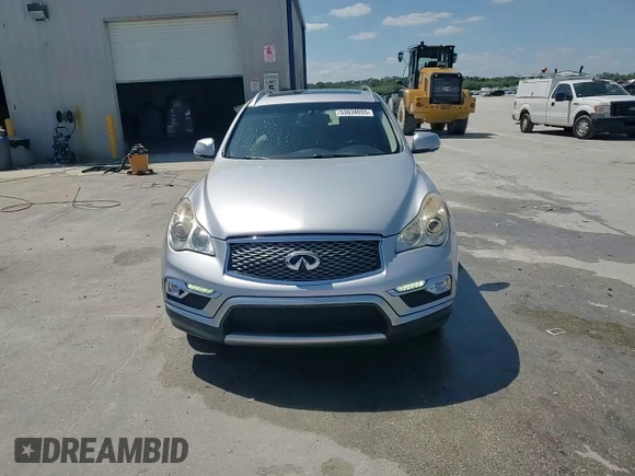 2017 Infiniti QX50 with VIN JN1BJ0RP4HM383177, listed as a Copart auction lot 53038055 with 124,707 mi miles and Salvage Title. Bid and sale history available at carsss.com. Image 14.