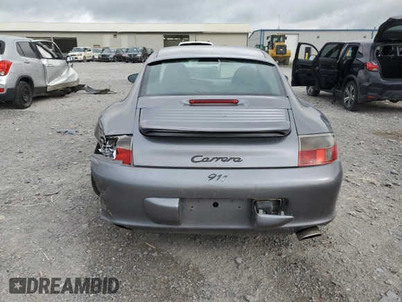 2003 Porsche 911 with VIN WP0AA29983S622403, listed as a Copart auction lot 61023595 with 155,938 mi miles and Salvage title. Bid and sale history available at DreamBid. Image 6.