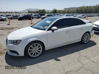 2015 Audi A3 Premium with VIN WAUBFGFF0F1124068, listed as a Copart auction lot 61872555 with 99,274 mi miles and Salvage title. Bid and sale history available at DreamBid. Image 1.