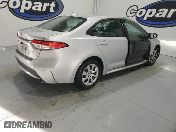2022 Toyota Corolla LE with VIN 5YFEPMAE0NP310956, listed as a Copart auction lot 47471255 with 106,250 mi miles and Salvage Title. Bid and sale history available at carsss.com. Image 3.