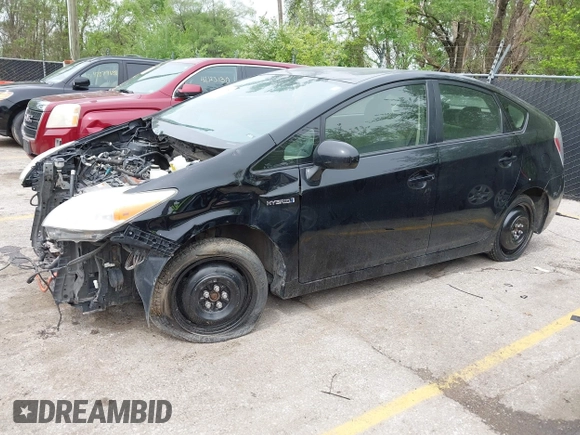 2012 Toyota Prius One with VIN JTDKN3DU4C1510262, listed as a IAAI auction lot 42114984 with 230,803 mi miles. Bid and sale history available at carsss.com. Image 18.