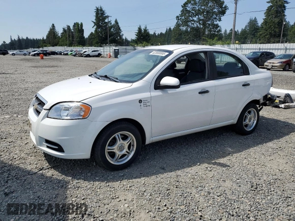 2010 Chevrolet Aveo 1LT with VIN KL1TD5DE7AB127992, listed as a Copart auction lot 62000895 with 66,769 mi miles and Salvage title. Bid and sale history available at DreamBid. Image 1.