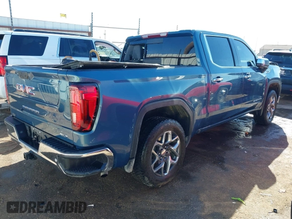2024 GMC Sierra 1500 SLT with VIN 3GTPHDEDXRG299077, listed as a IAAI auction lot 41415109 with 16,141 mi miles and . Bid and sale history available at DreamBid. Image 4.