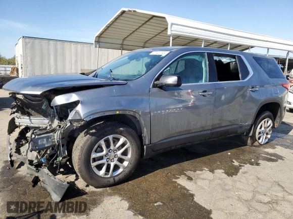 2020 Chevrolet Traverse LS with VIN 1GNERLKW3LJ273020, listed as a Copart auction lot 77422724 with 156,784 mi miles and Clean Title. Bid and sale history available at carsss.com. Image 1.