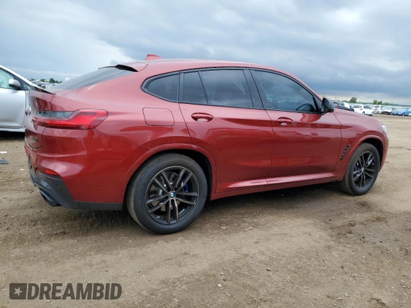 2019 BMW X4 M40i with VIN 5UXUJ5C55KLA93345, listed as a Copart auction lot 61192795 with 102,244 mi miles and Clean title. Bid and sale history available at DreamBid. Image 3.