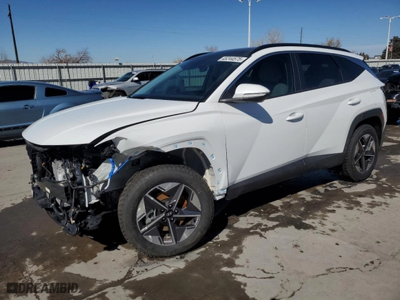 2025 Hyundai Tucson Hybrid SEL Convenience with VIN KM8JCDD15SU261847, listed as a Copart auction lot 45244575 with 1,946 mi miles and Salvage Title. Bid and sale history available at carsss.com. Image 1.