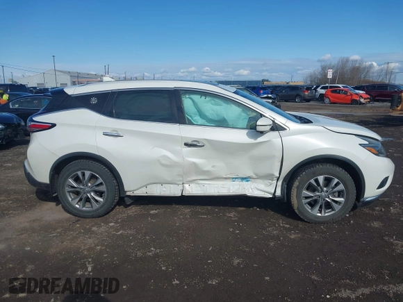 2018 Nissan Murano SV with VIN 5N1AZ2MH7JN139502, listed as a IAAI auction lot 42038269 with 43,291 mi miles and . Bid and sale history available at DreamBid. Image 13.