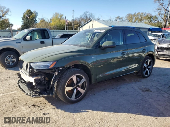 2022 Audi Q5 S line Premium Plus with VIN WA1EABFY3N2131327, listed as a Copart auction lot 79873944 with 47,900 mi miles and Salvage Title. Bid and sale history available at carsss.com. Image 1.