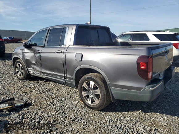 2019 Honda Ridgeline RTL-T with VIN 5FPYK3F63KB019325, listed as a Copart auction lot 43327725 with 63,124 mi miles and Salvage title. Bid and sale history available at DreamBid. Image 2.