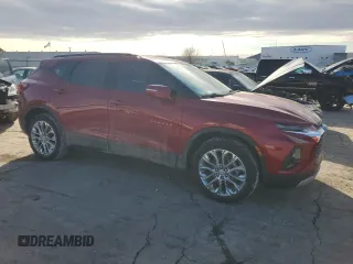 2021 Chevrolet Blazer LT with VIN 3GNKBDR44MS546502, listed as a Copart auction lot 88414615 with 55,533 mi miles and Salvage title. Bid and sale history available at DreamBid. Image 4.