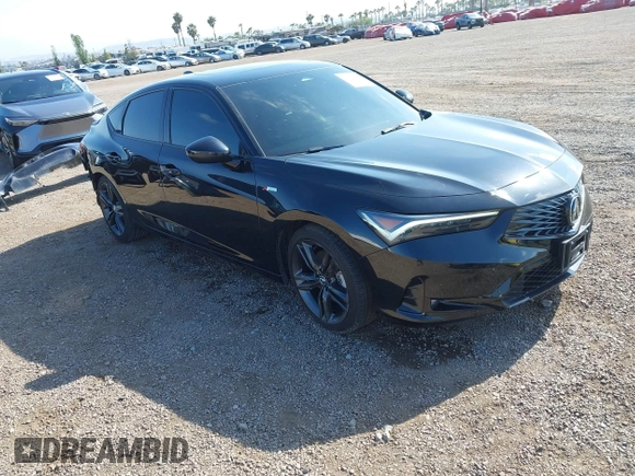 2024 Acura Integra w/A-Spec Package with VIN 19UDE4H39RA027635, listed as a IAAI auction lot 42304277 with 18,493 mi miles and . Bid and sale history available at DreamBid. Image 1.