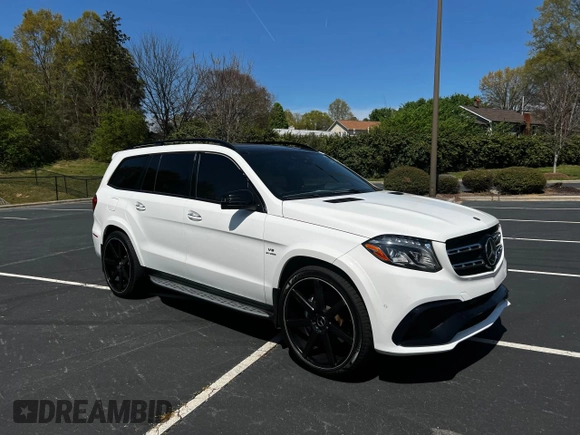 2017 Mercedes-Benz GLS with VIN 4JGDF7FE8HA978419, listed as a Copart auction lot 52601215 with 78,595 mi miles and Clean Title. Bid and sale history available at carsss.com. Image 1.